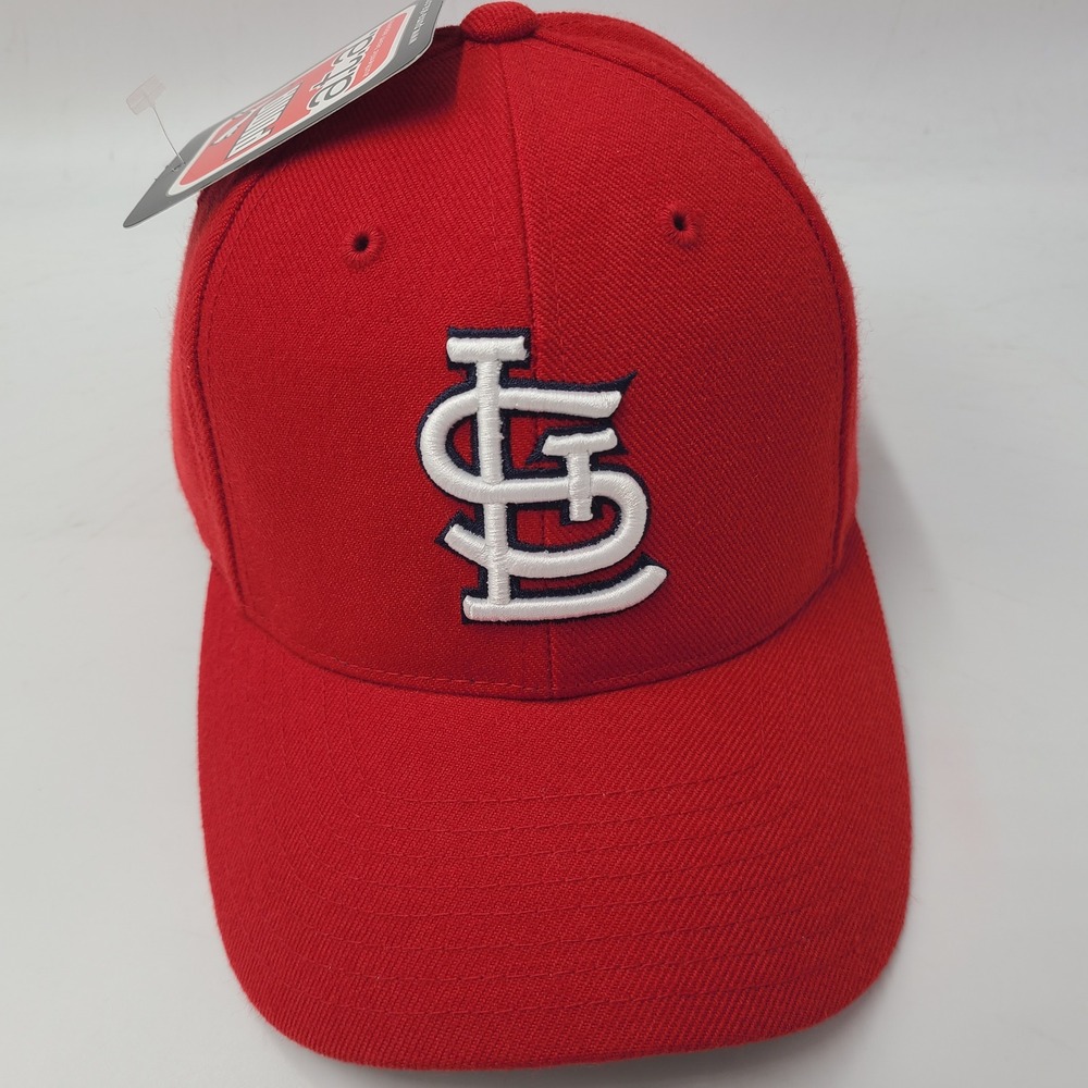 Vintage St Louis Cardinals Hat Adjustable Puma Logo Athletic Red MLB Wool Blend
